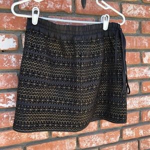 Deco drawstring skirt